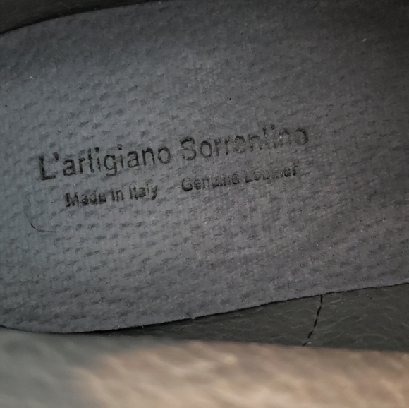 Shoes mens. L'artigiano sorrentino. Suede leather - Picture 3 of 8